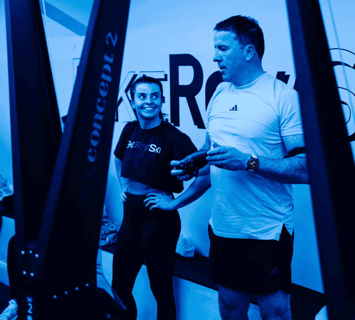 Supportive fitness coaching and personal connection at BikeRowSki